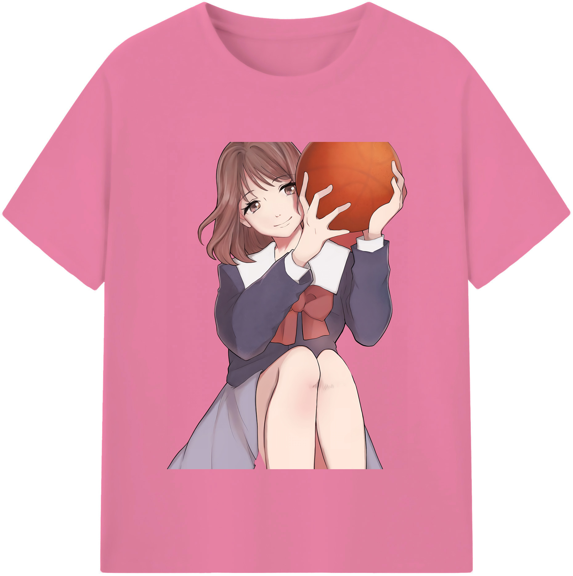 SLAM DUNK／スラムダンク 綿100％半袖Tシャツ（フロントプリント）